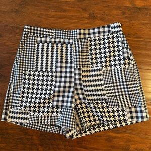 Ann Taylor Houndstooth Shorts